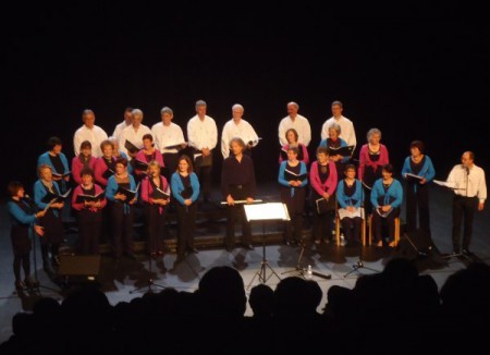 10 novembre 2012, Première partie avec la Chorale "A Capella"